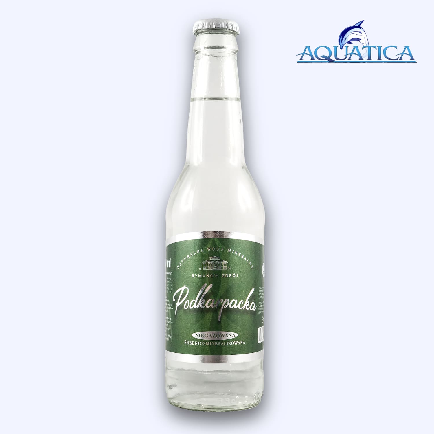 Podkarpacka niegazowana 0,33l zwrotna (24 szt.) 2 Podkarpacka 0,33 l niegazowana